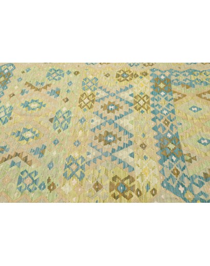 Tappeto Kilim Afghanistan marrone blu 208x293