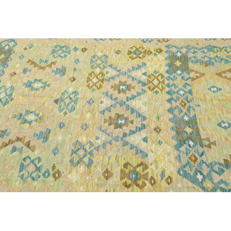 Tappeto Kilim Afghanistan marrone blu 208x293