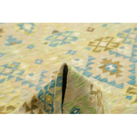 Tappeto Kilim Afghanistan marrone blu 208x293