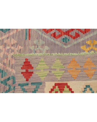 Tappeto Kilim Afghanistan marrone 202x298