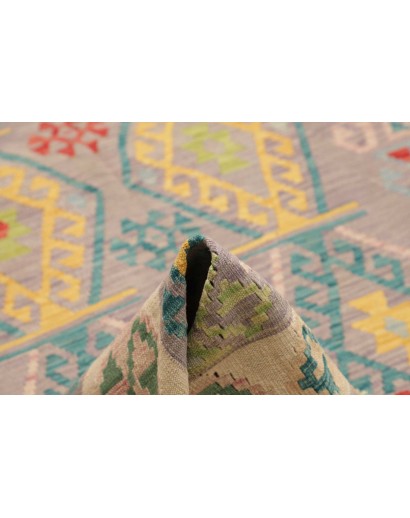 Tappeto Kilim Afghanistan marrone 202x298