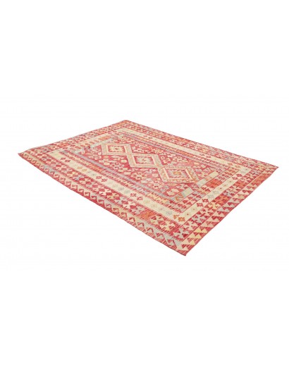 Tappeto Kilim Afghanistan marrone giallo 199x292