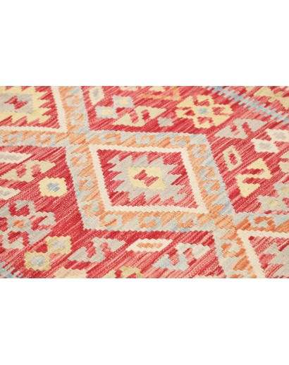 Tappeto Kilim Afghanistan marrone giallo 199x292