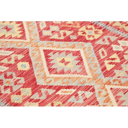 Tappeto Kilim Afghanistan marrone giallo 199x292