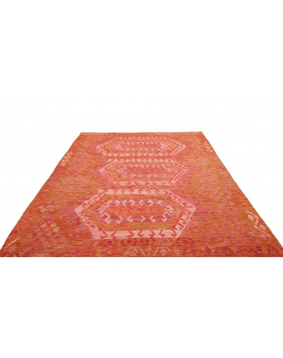 Tappeto Kilim Afghanistan rosso 205x289