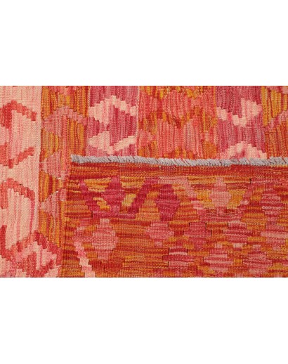 Tappeto Kilim Afghanistan rosso 205x289