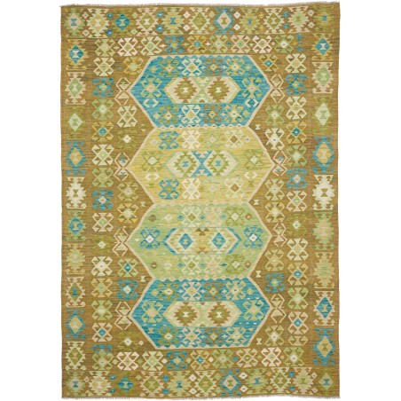 Tappeto Kilim Afghanistan marrone 206x293