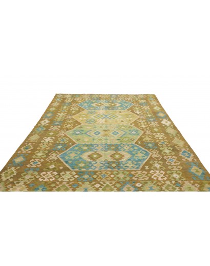 Tappeto Kilim Afghanistan marrone 206x293