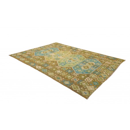 Tappeto Kilim Afghanistan marrone 206x293