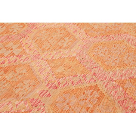 Tappeto Kilim Afghanistan arancione beige 194x302