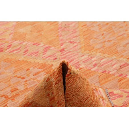 Tappeto Kilim Afghanistan arancione beige 194x302