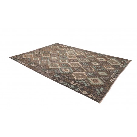 Tappeto Kilim Afghanistan azzurro bianco 205x290