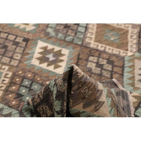 Tappeto Kilim Afghanistan azzurro bianco 205x290