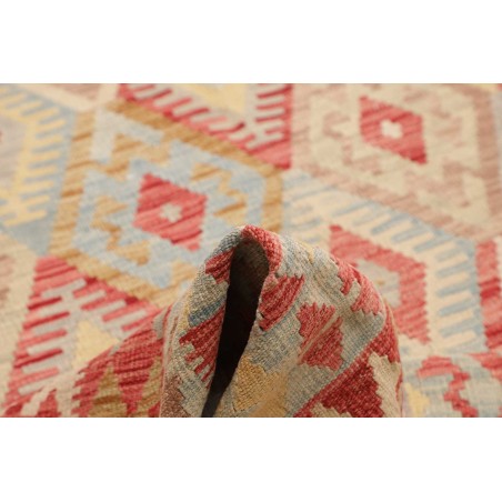 Tappeto Kilim Afghanistan marrone rosso 200x287