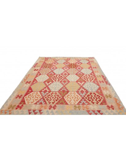 Tappeto Kilim Afghanistan marrone 203x294