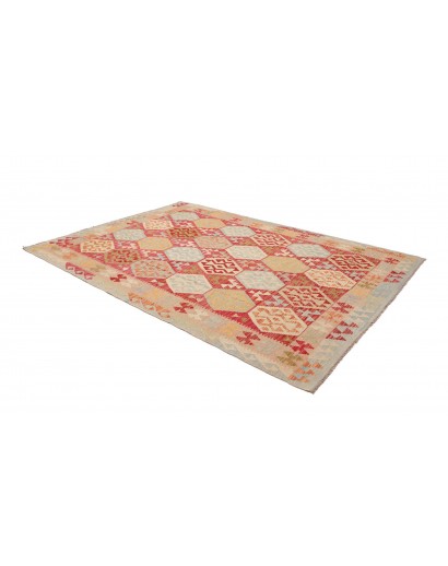 Tappeto Kilim Afghanistan marrone 203x294
