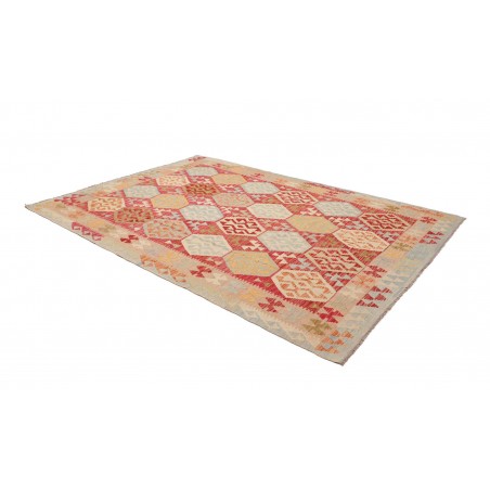 Tappeto Kilim Afghanistan marrone 203x294