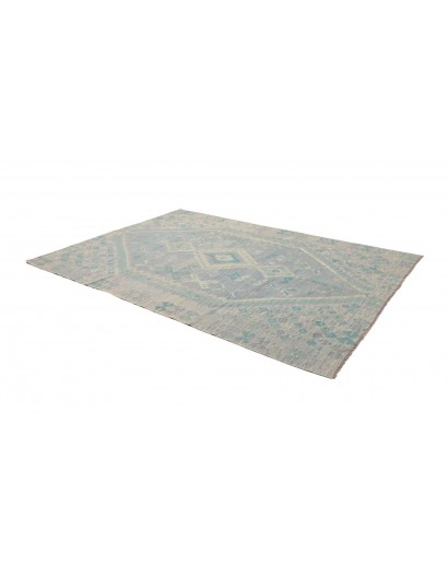 Tappeto Kilim Afghanistan azzurro 201x290