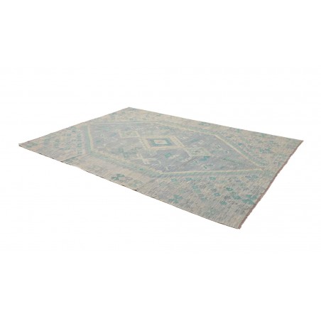 Tappeto Kilim Afghanistan azzurro 201x290