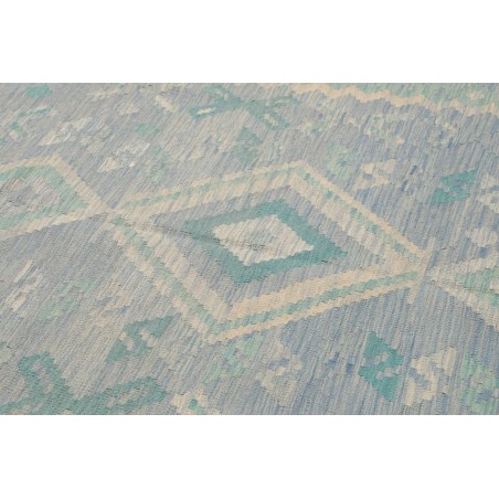 Tappeto Kilim Afghanistan azzurro 201x290