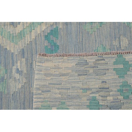 Tappeto Kilim Afghanistan azzurro 201x290