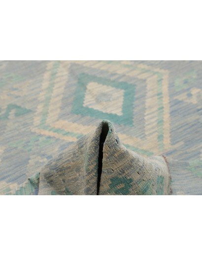 Tappeto Kilim Afghanistan azzurro 201x290