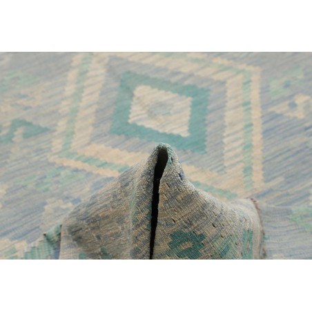 Tappeto Kilim Afghanistan azzurro 201x290