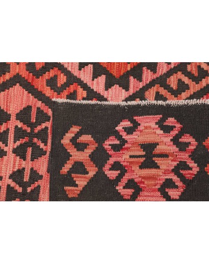 Tappeto Kilim Afghanistan verde arancione 213x301