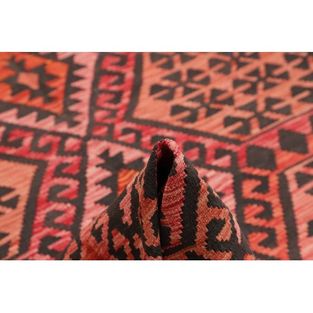 Tappeto Kilim Afghanistan verde arancione 213x301