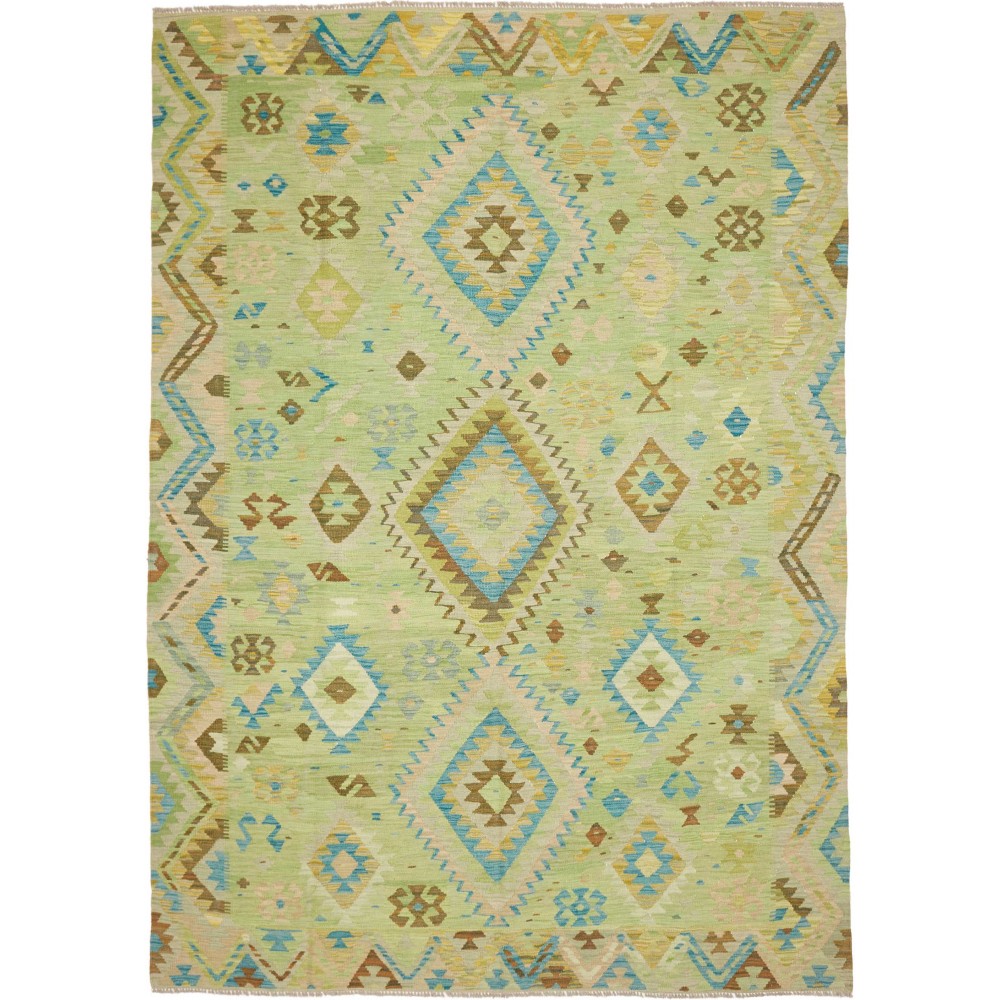 Tappeto Kilim Afghanistan marrone 209x291