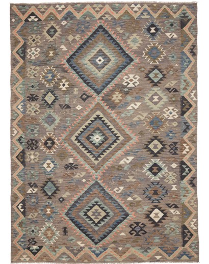 Tappeto Kilim Afghanistan bianco 209x299