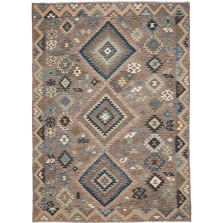 Tappeto Kilim Afghanistan bianco 209x299