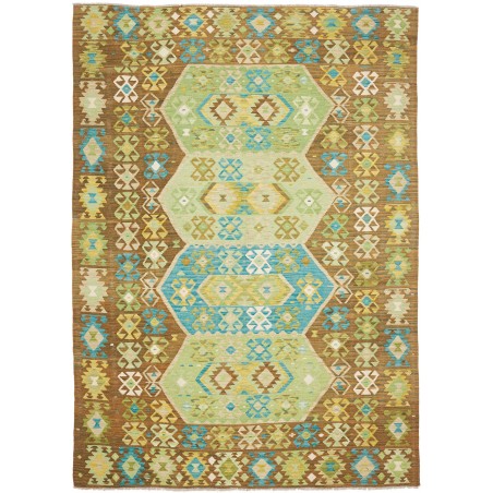 Tappeto Kilim Afghanistan marrone 205x292