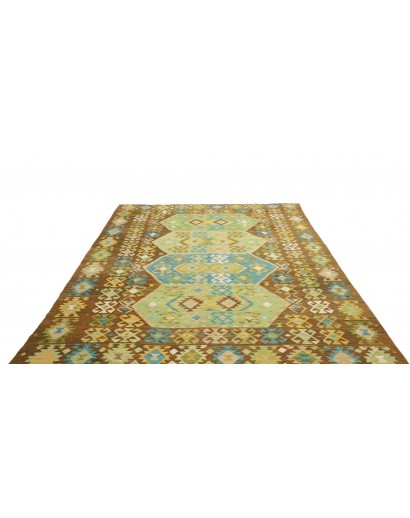 Tappeto Kilim Afghanistan marrone 205x292