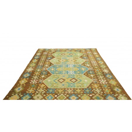 Tappeto Kilim Afghanistan marrone 205x292