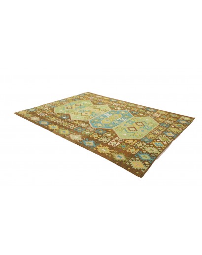 Tappeto Kilim Afghanistan marrone 205x292
