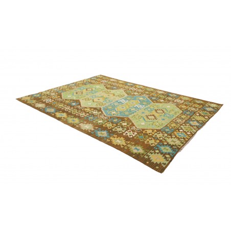 Tappeto Kilim Afghanistan marrone 205x292