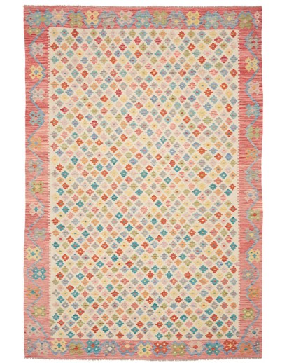 Tappeto Kilim Afghanistan beige marrone 198x297