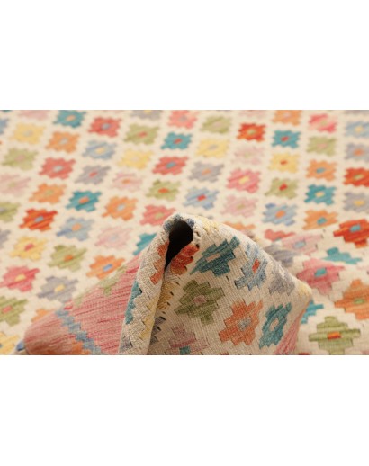 Tappeto Kilim Afghanistan beige marrone 198x297