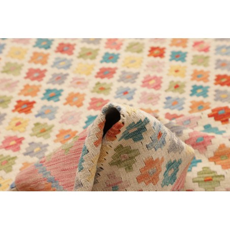 Tappeto Kilim Afghanistan beige marrone 198x297