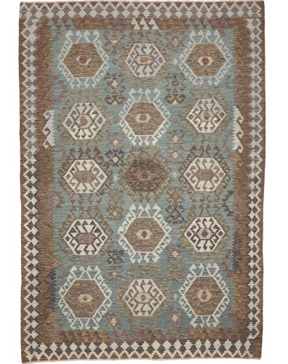 Tappeto Kilim Afghanistan bianco 203x294
