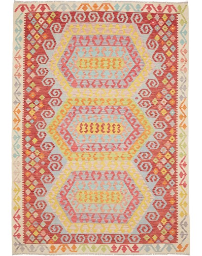 Tappeto Kilim Afghanistan marrone 206x288