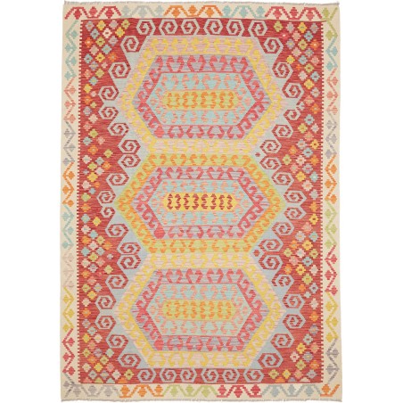 Tappeto Kilim Afghanistan marrone 206x288
