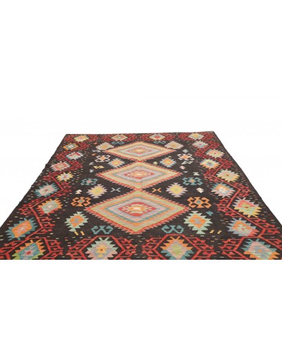 Tappeto Kilim Afghanistan marrone 206x291