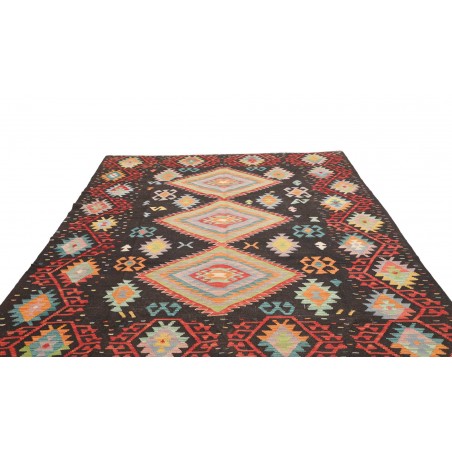 Tappeto Kilim Afghanistan marrone 206x291