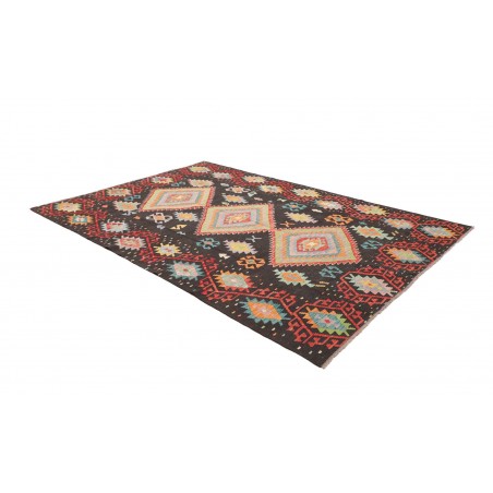 Tappeto Kilim Afghanistan marrone 206x291