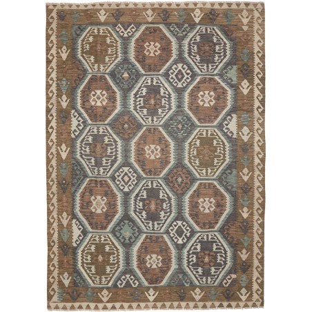 Tappeto Kilim Afghanistan azzurro 211x296