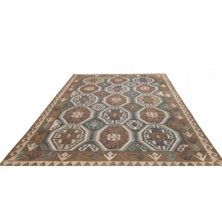 Tappeto Kilim Afghanistan azzurro 211x296