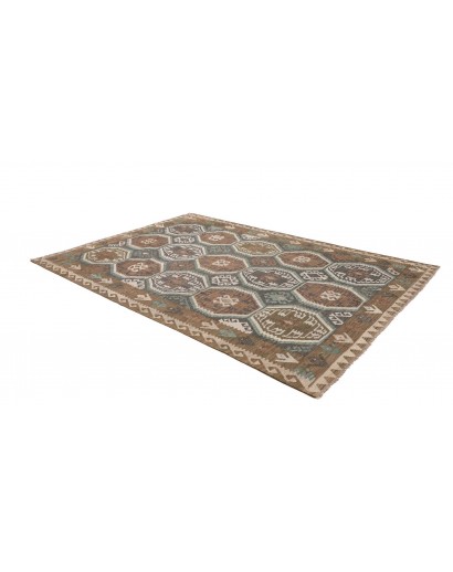 Tappeto Kilim Afghanistan azzurro 211x296