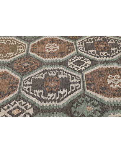 Tappeto Kilim Afghanistan azzurro 211x296